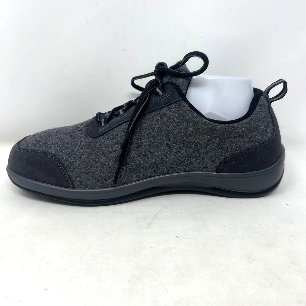 Ortho Feet Womens Gray Wool Fashion Sneaker Sierra Oxford Size 10 Ee Extra Wide — image 5 of 8